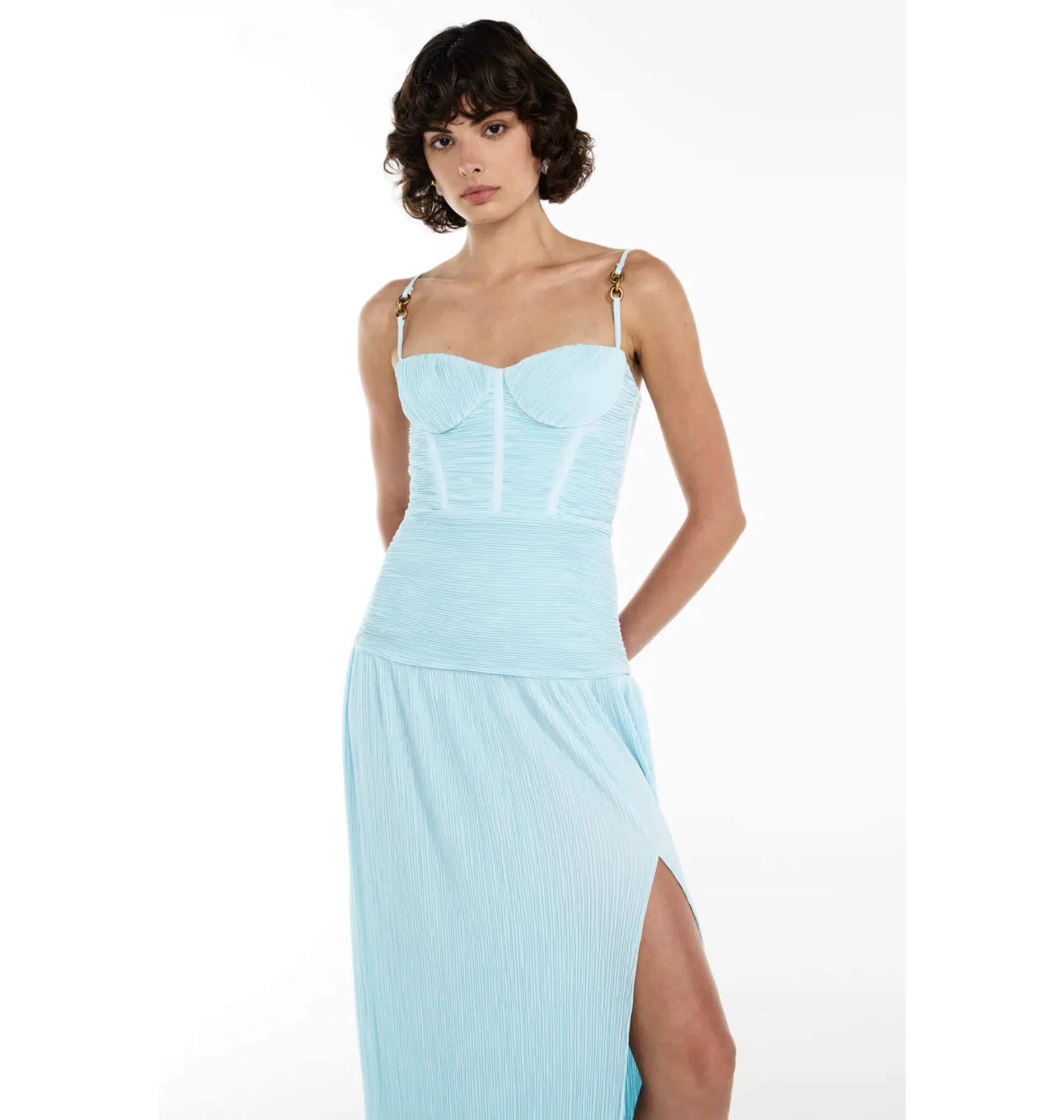 Elliatt Selene Cocktail Midi Dress Blue Size AU 4 | The Volte