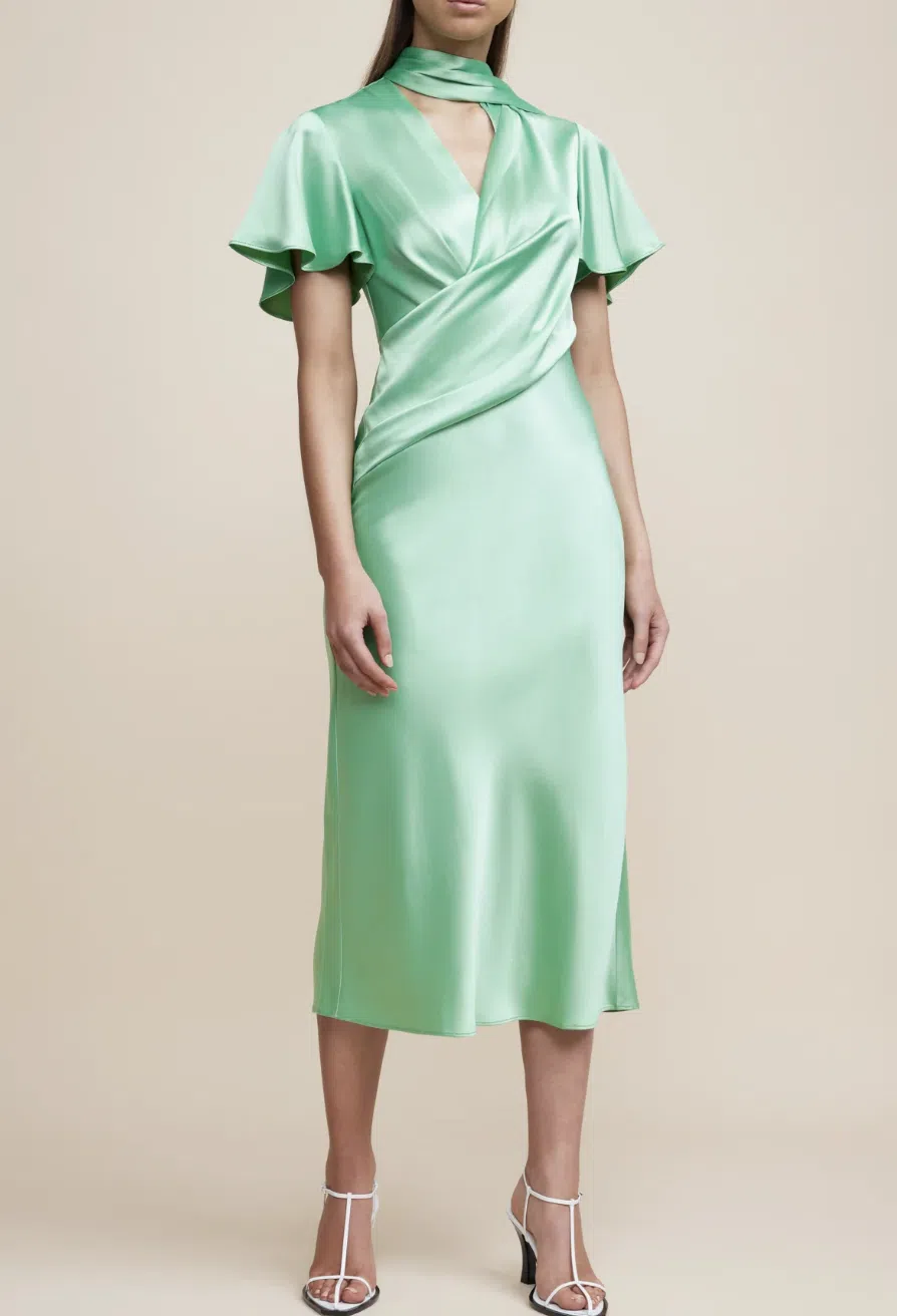Self Portrait Azalea Midi Dress Mint Size 14 | The Volte Self Portrait Azalea Midi Dress Mint Size 14 | The Volte