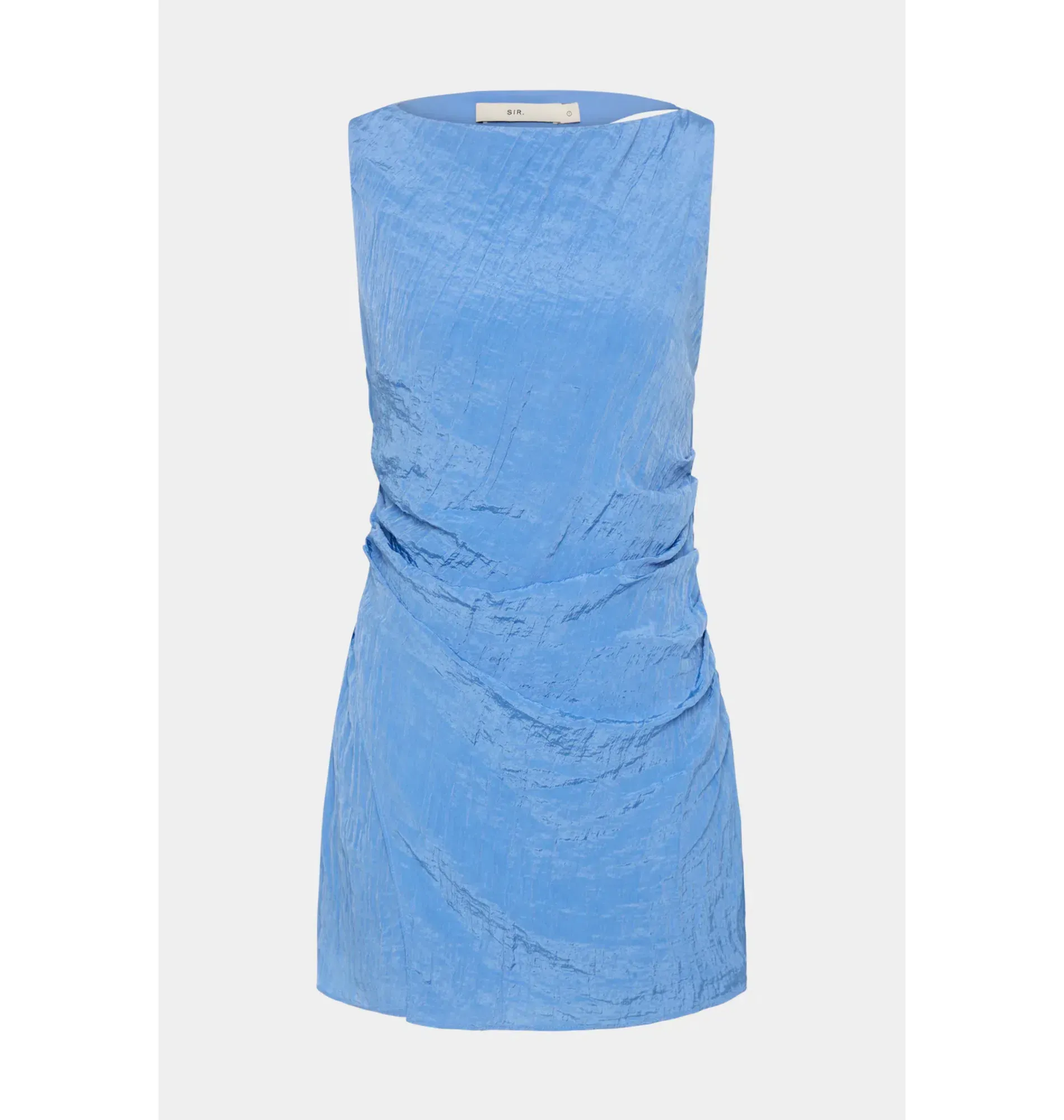 sir the label ligera mini dress SIR. / Ligera mini dress Jacquemus / Clutch Alohas / Club suede blue leather sneakers