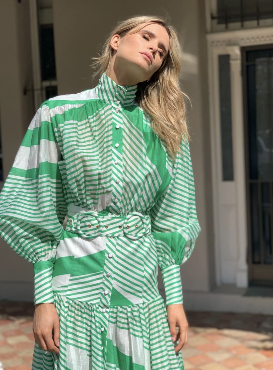 Arcina Ori Odessa Dress Green Size XS / AU 6 | The Volte Arcina Ori Odessa Dress Green Size XS / AU 6 | The Volte