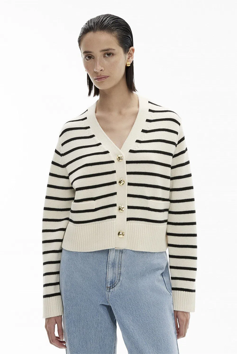 Dior Marinière Cardigan Size 8 | The Volte