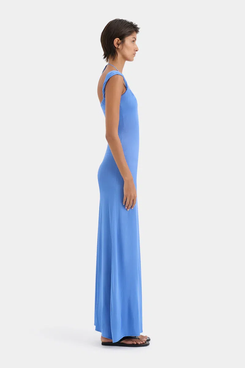 Sir The Label Valejo Halter Dress Blue Size 6 | The Volte Sir The Label Valejo Halter Dress Blue Size 6 | The Volte