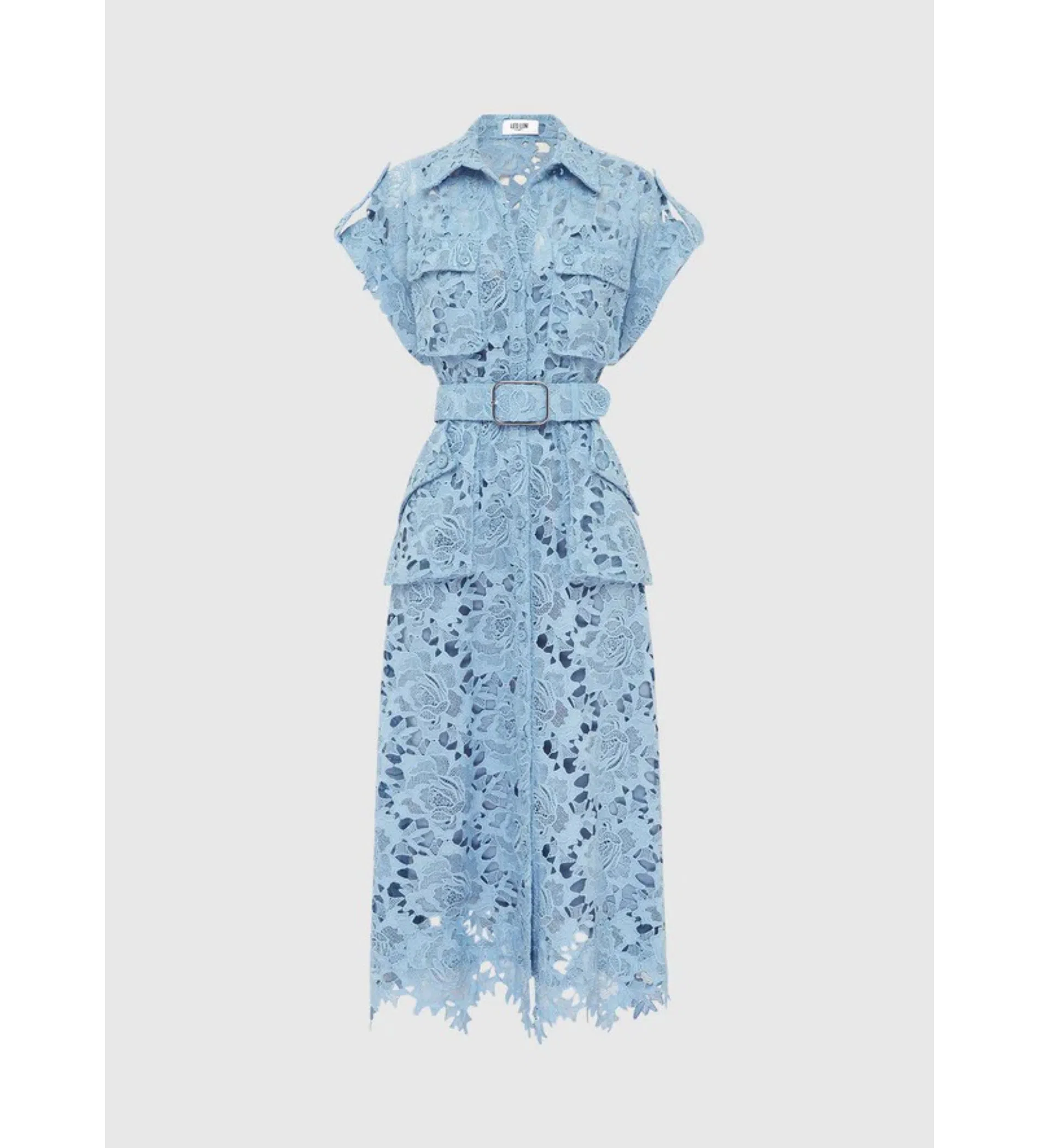 chinese dress ladies Aubrey Appliqué Shirt Midi Dress main image 1