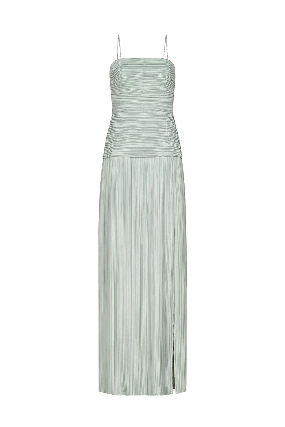 country road green ruffle dress Emily White Ruffle Mini Dress - US 6