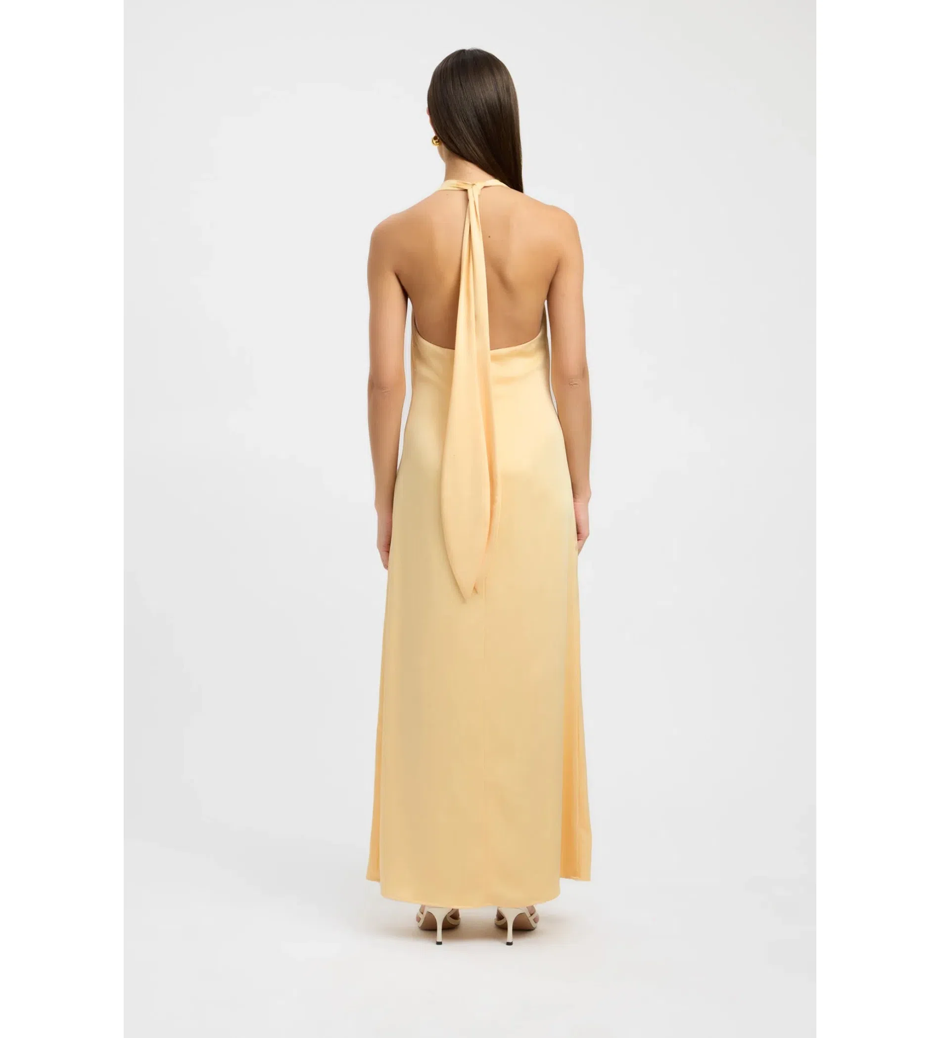 Kookai Milan Maxi Dress in Yellow Size AU 6 | The Volte