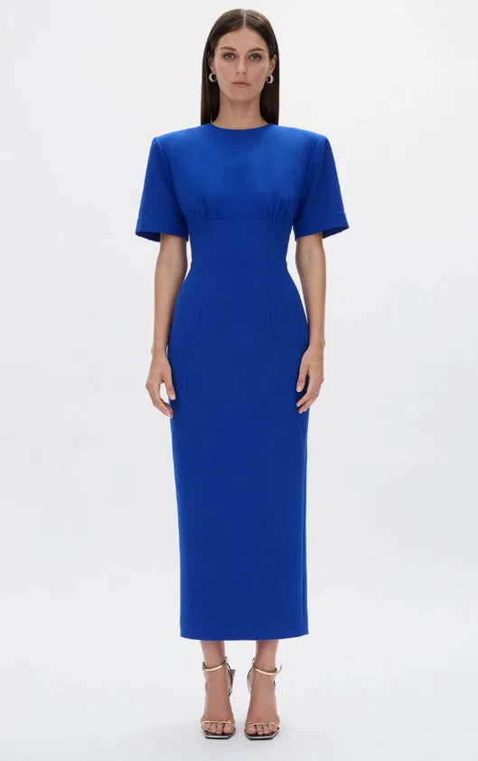 Lovaan Boehm Dress Blue Gingham Size 14 | The Volte