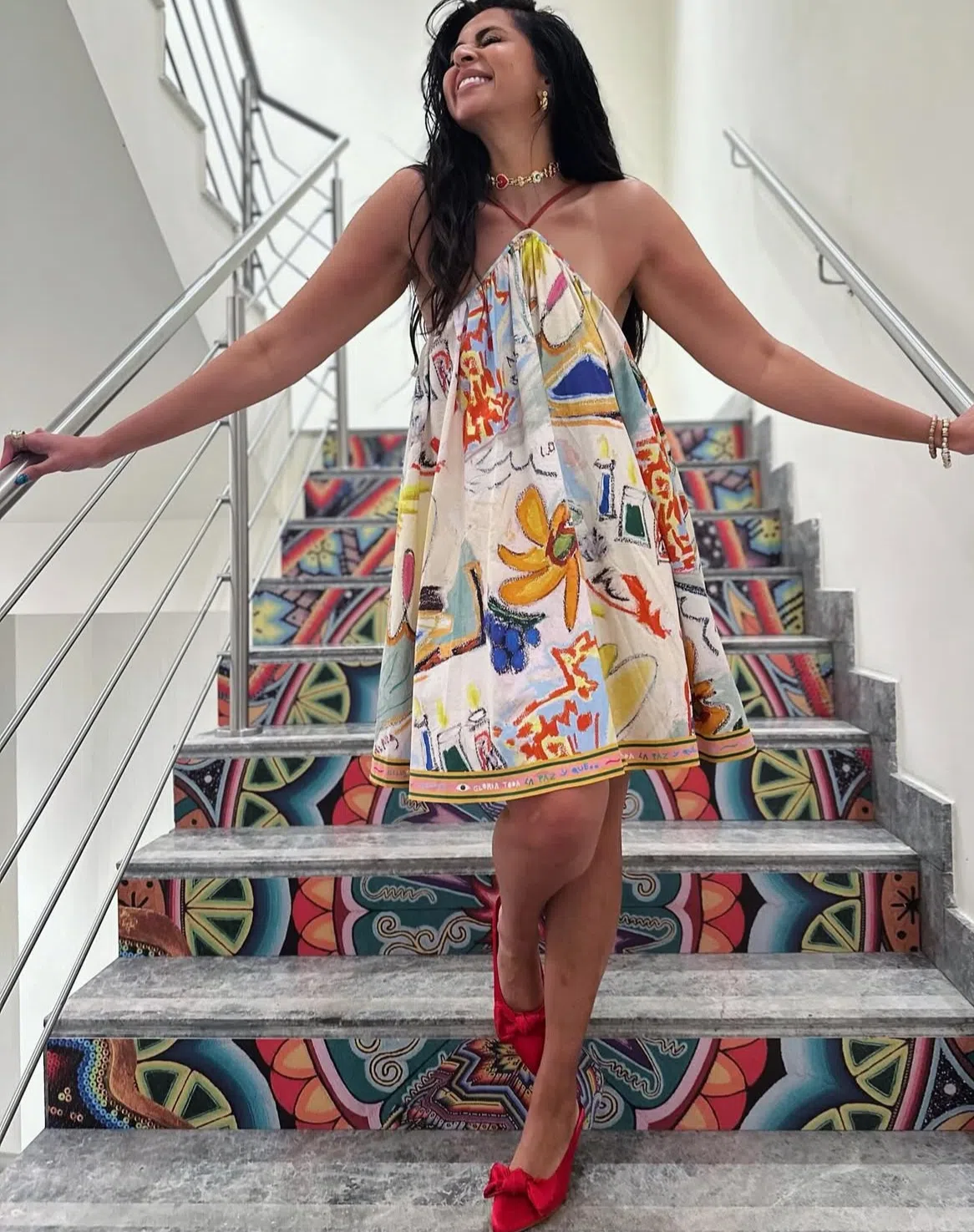 Alemais La Charrasca Mini Dress Print Size 8 | The Volte