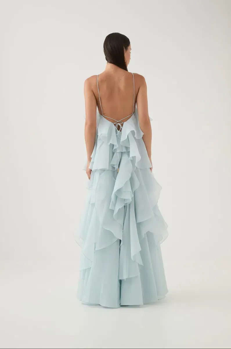 bridesmaid dresses to rent uk Fashion Rented Bridesmaid Dresses For Hire Wedding Outfits The Volte dark blue dress sandals Cinched sky blue dress Color:Acid blue