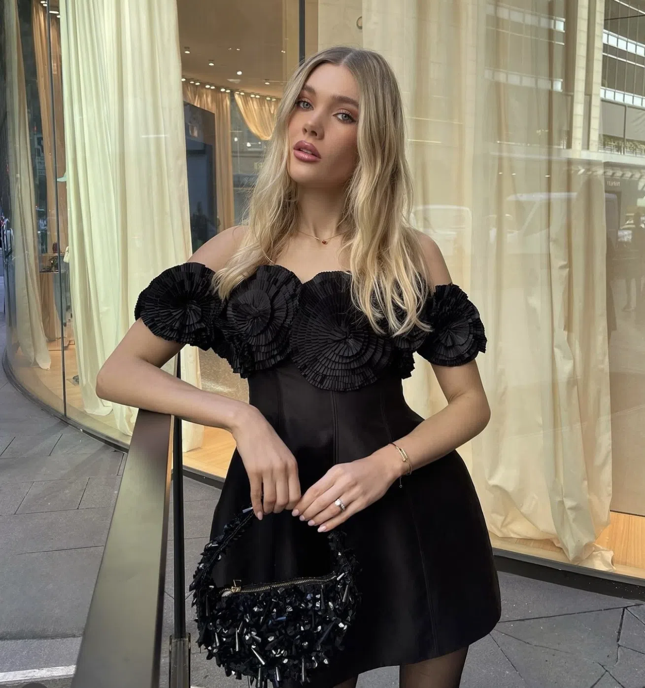 Acler Trusley Mini Dress Black Size 14 | The Volte Acler Trusley Mini Dress Black Size 14 | The Volte