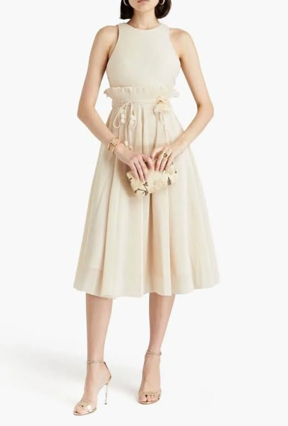 open lace back dress Zimmermann Wanderlust Denim Picnic Dress | Skylark