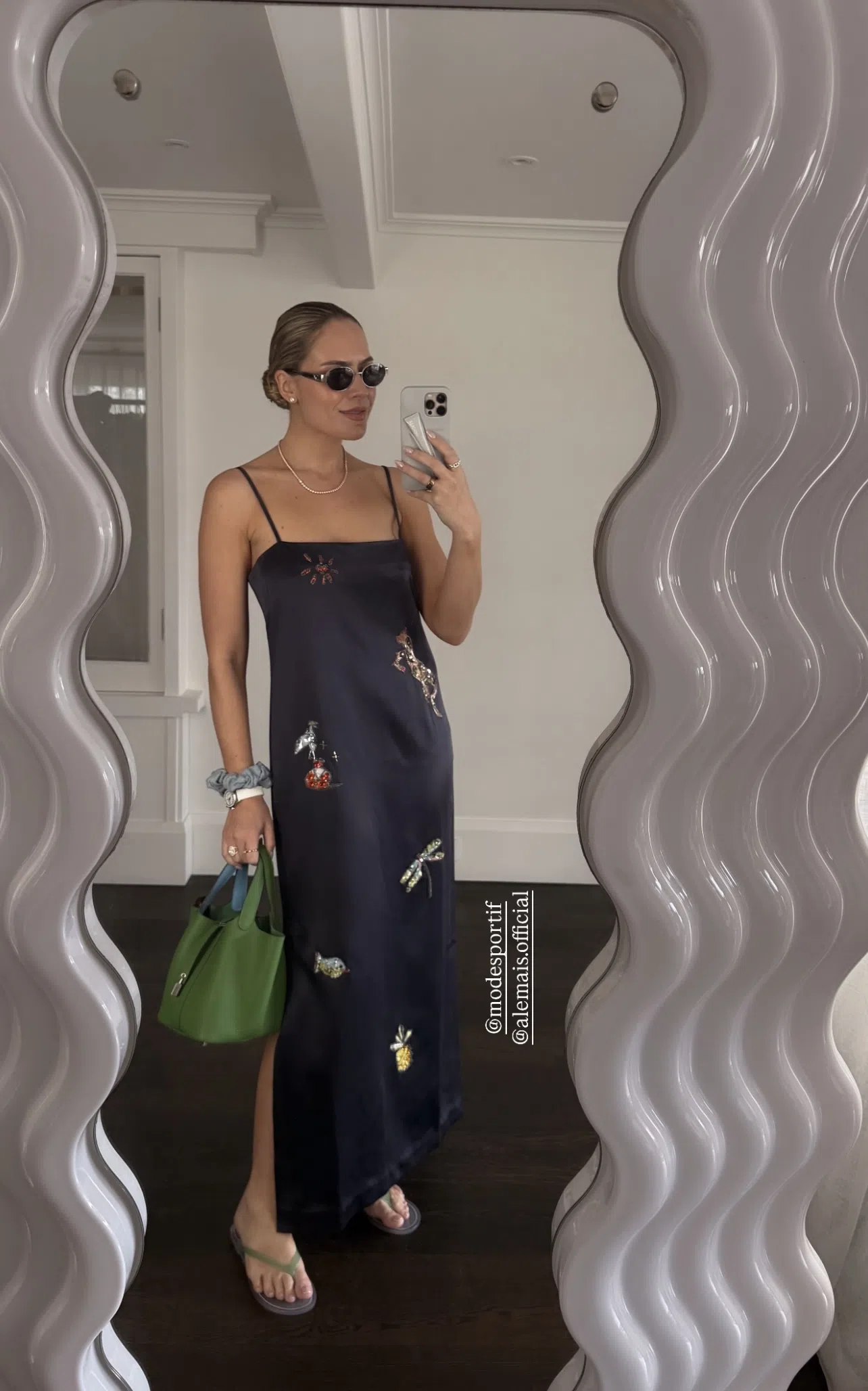 Aleamis Fontaine Slip Midi Dress Black Size AU 16 | The Volte