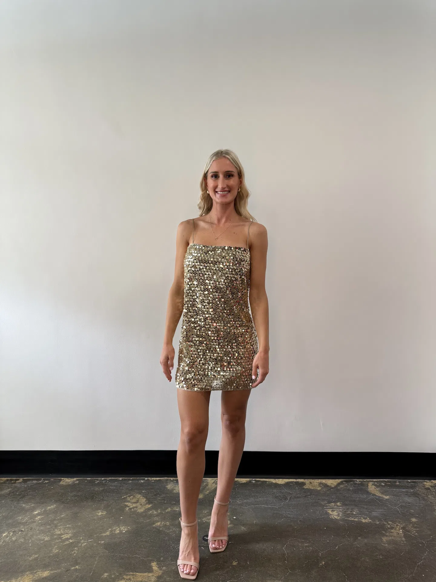 Shona Joy Bria Mini Dress in Gold Size AU 6 | The Volte Shona Joy Bria Mini Dress in Gold Size AU 6 | The Volte