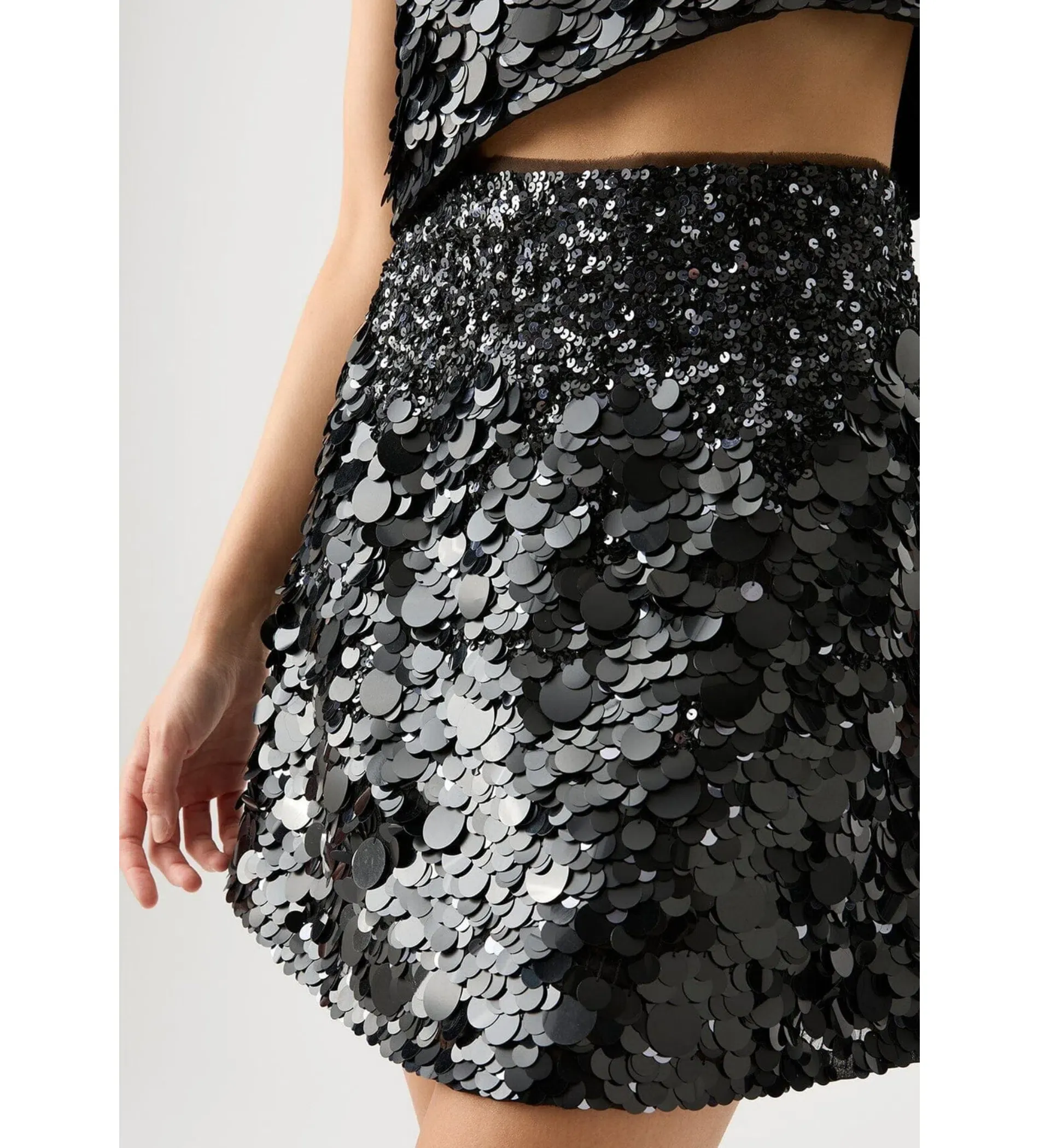 slim fit dress slacks All Night Skort ~ Emerald Sequins  Show Me Your Mumu