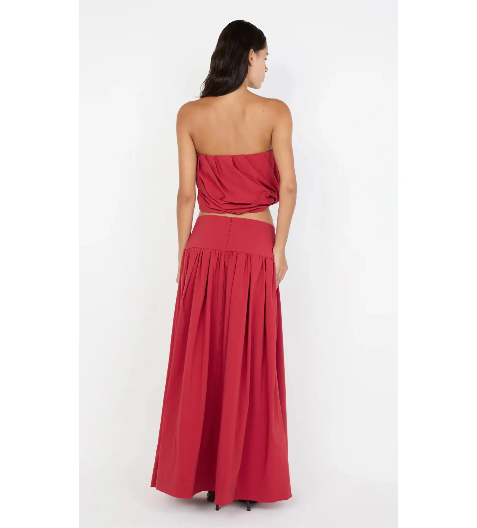 satin dress halter Halter-neck long Ladivine CD868 Sheer Corset The top softly wraps Size:18-24 Months Formail Prom Dresses