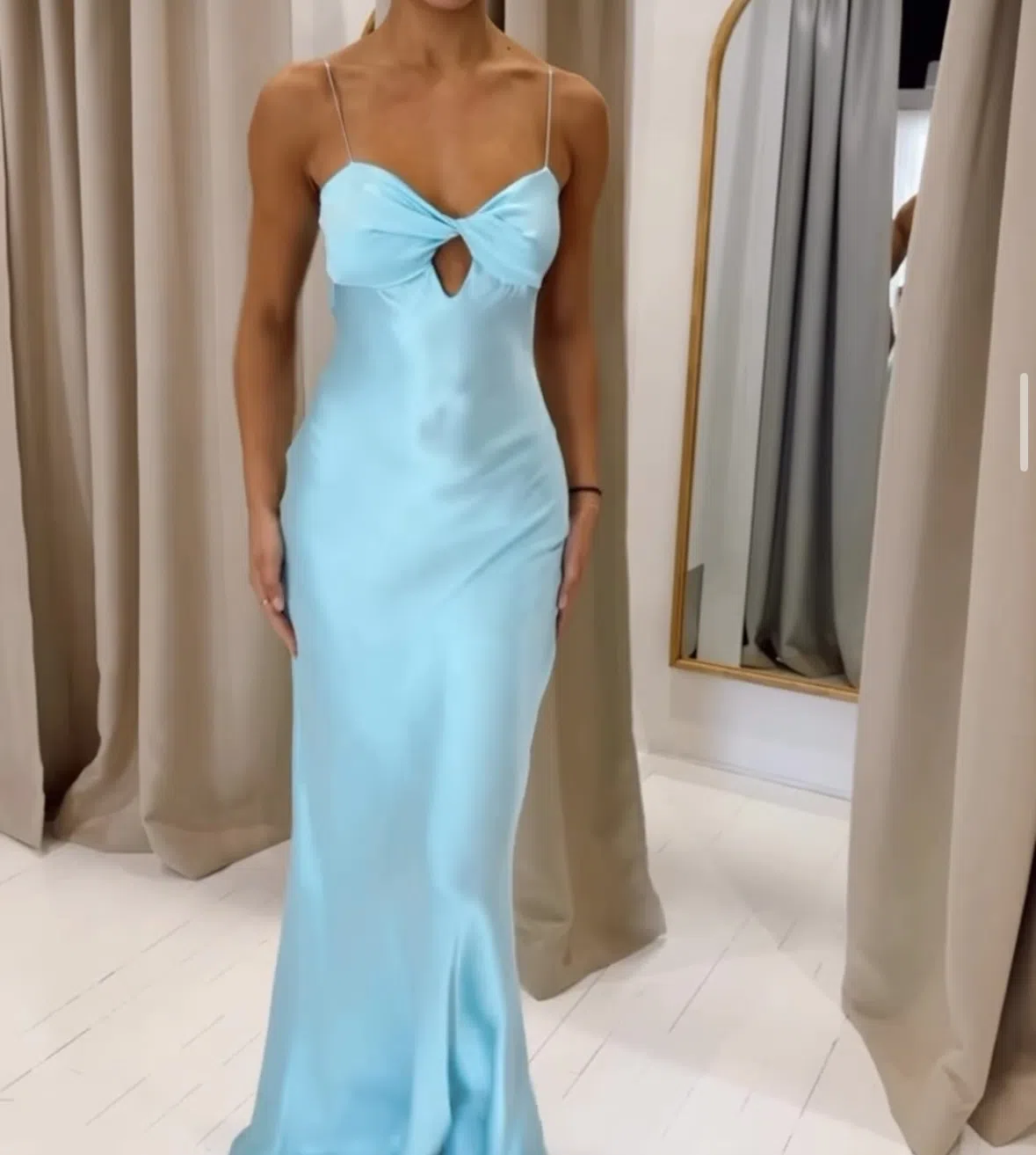 bec and bridge blue maxi dress Sol Maxi Dress in Mediterranean Blue main image 1