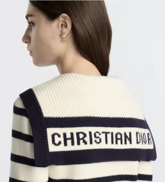Dior Marinière Cardigan Size 8 | The Volte