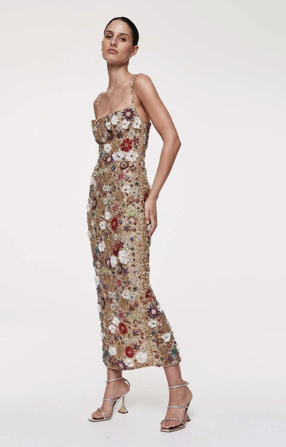 RACHEL GILBERT FRANCESCA GOWN DRESS GOLD SIZE 1 AU 8 | The Volte