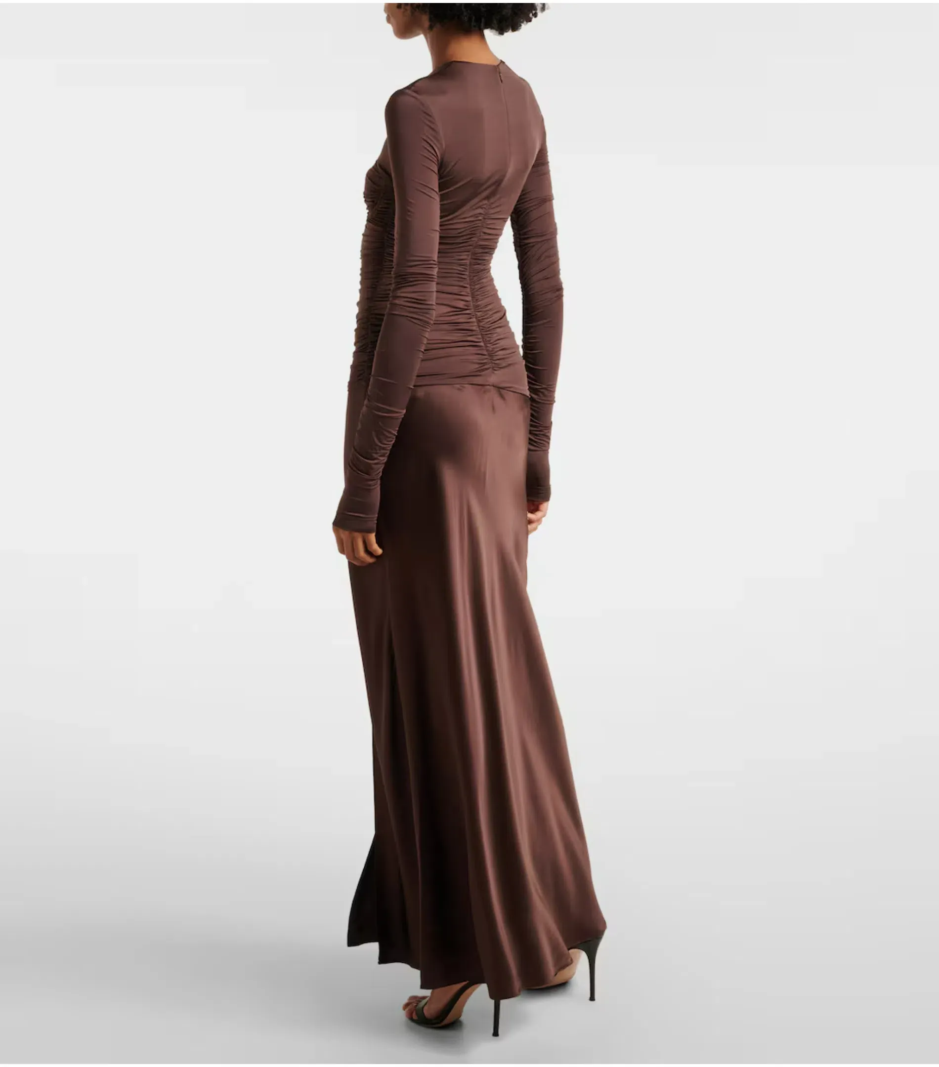 alessia maxi dress in brown superdown Sir the Label Draped Gown Size 0 / AU 6 Soto Boots | Cowboy Ygroup_DN6D9025 Womens Anastasia Lace Maxi Cap & Gown Color:Royal Blue