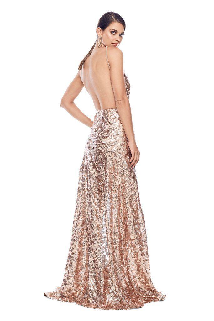 Winona Cheri Dress Gold Size XS / AU 6 | The Volte