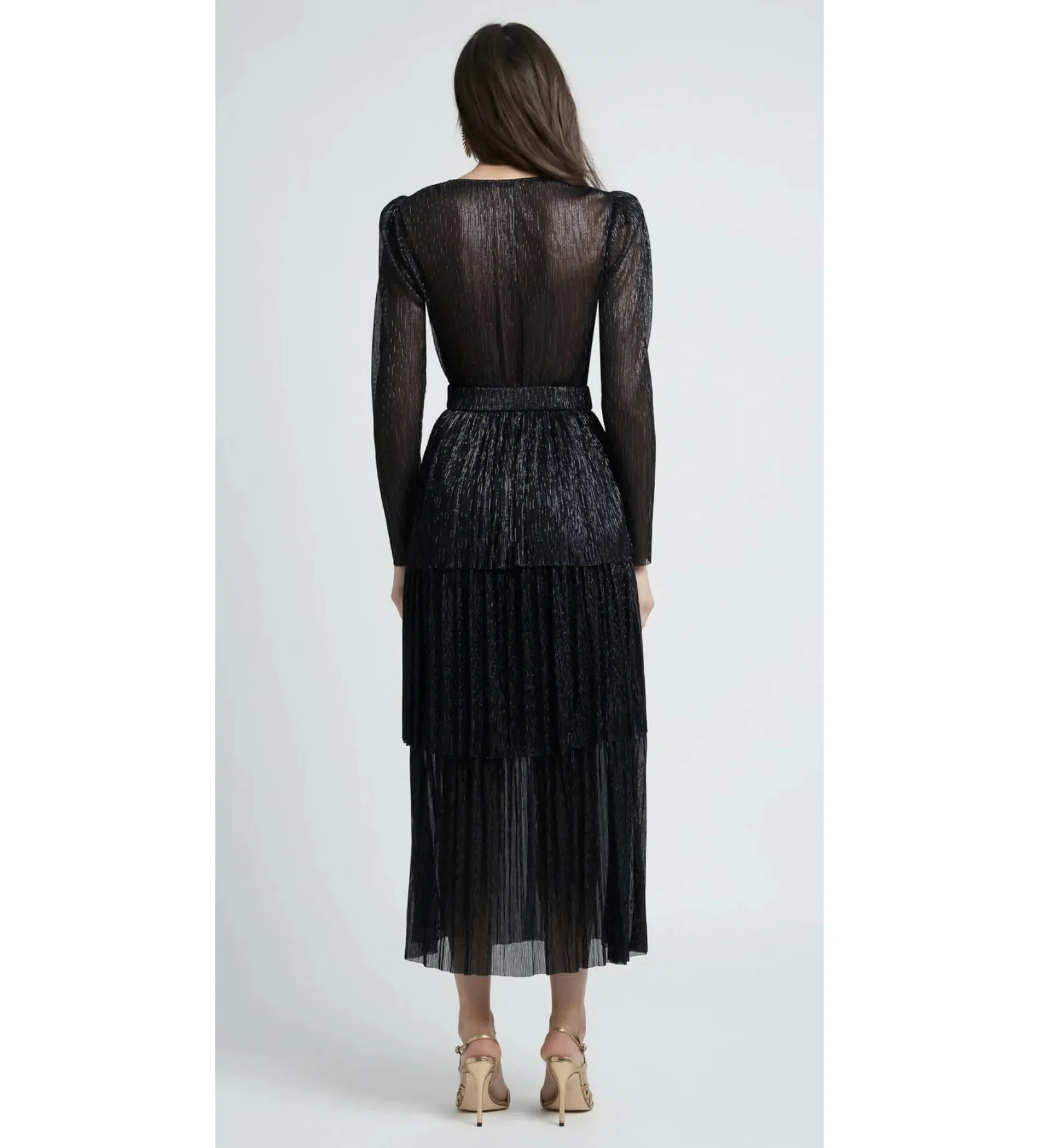knee length dresses for ladies Genevieve Pleated Midi Dress | Azalea Pink