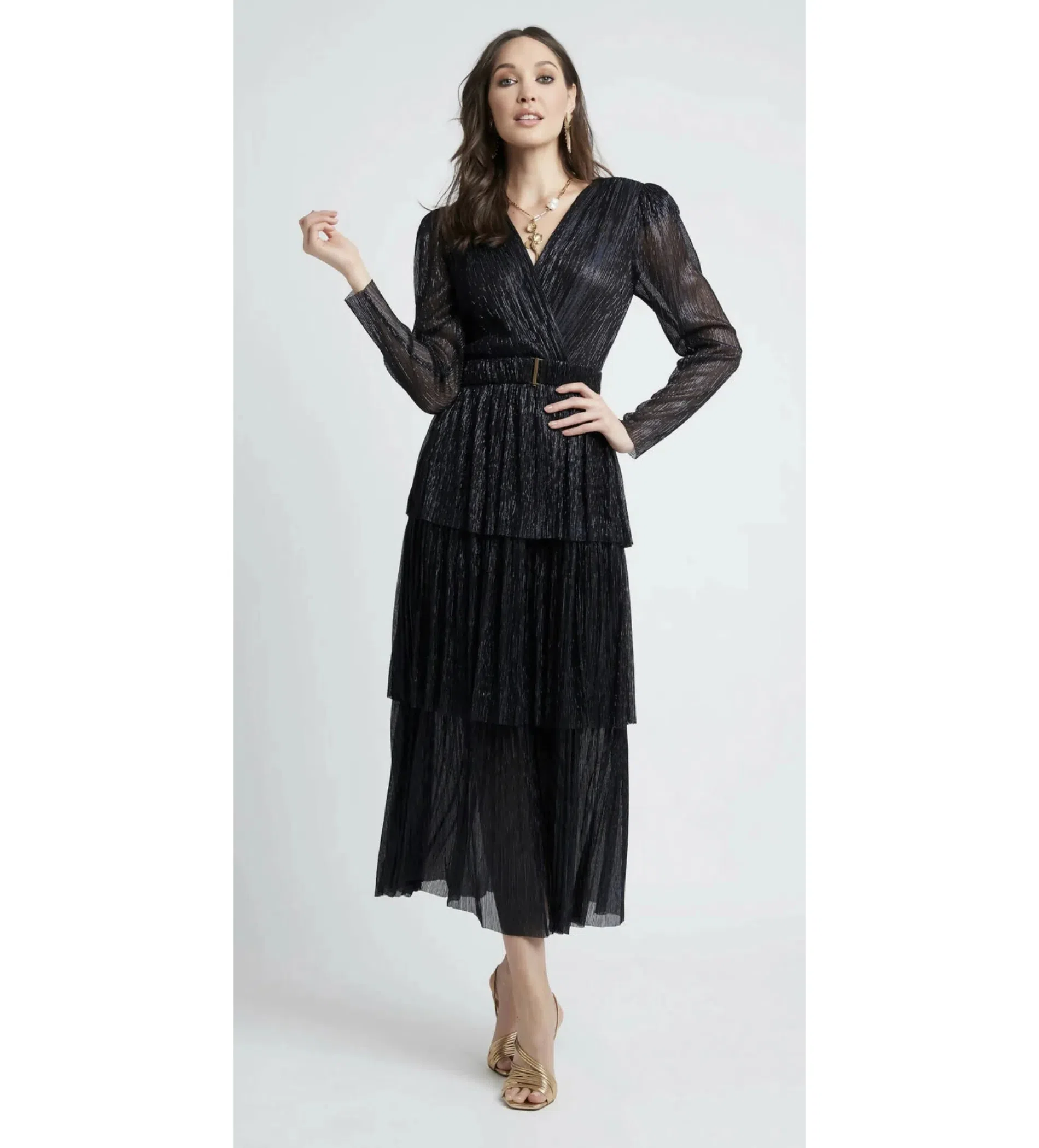 Rebecca Vallance Pipi Midi Black Size 12 | The Volte
