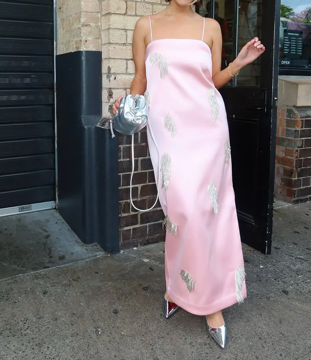 strapless open back dress Cindy Pastel Pink Dress – Zyrex fashion LLP main image 0