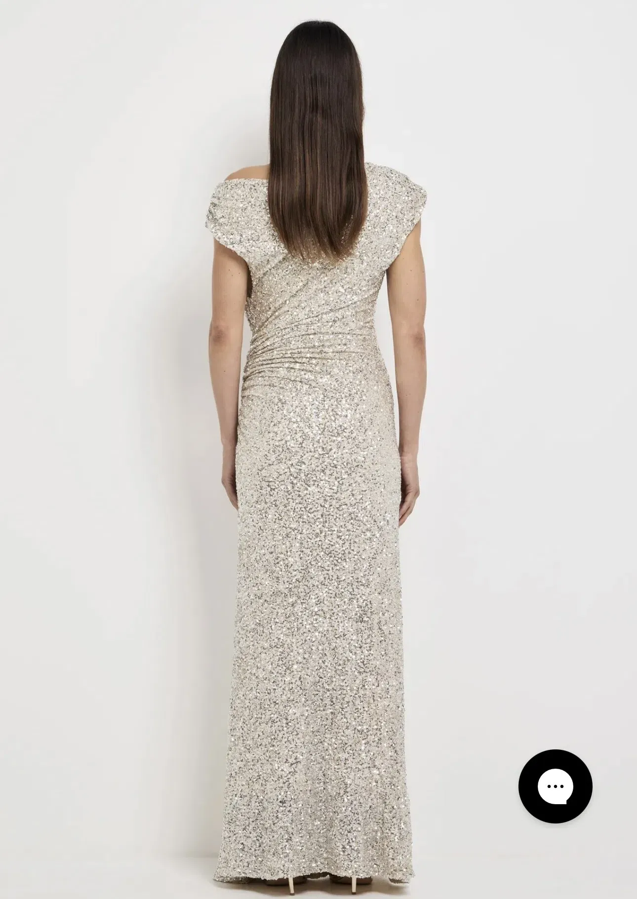 sheike silver dress Celina Gown Silver | Sequin Gown