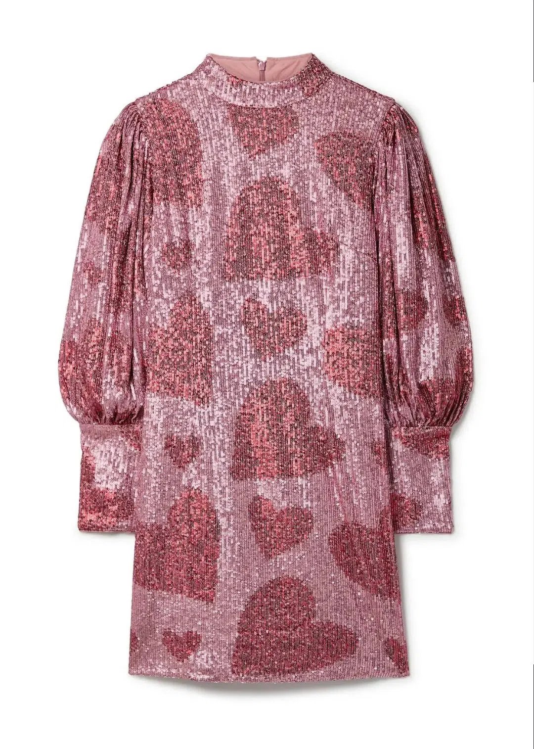 Farm Rio Hearts Sequin Mini Dress sz M | The Volte