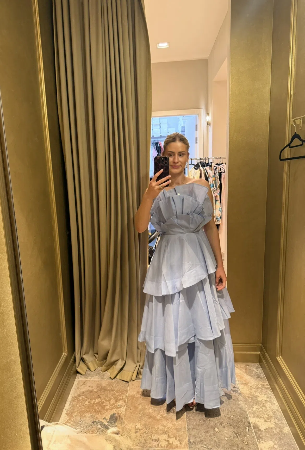 princess polly baby blue dress Mini Dresses Online main image 0