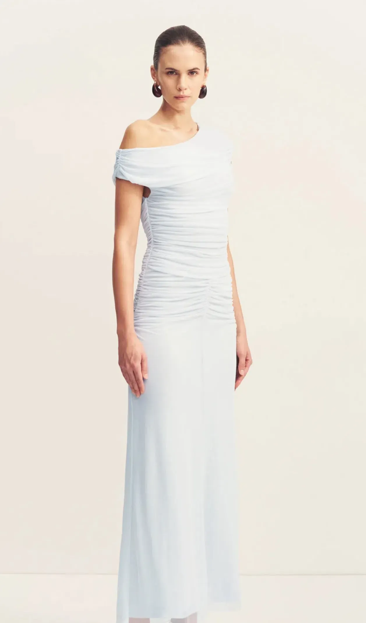 shona joy mira off shoulder maxi dress Shona Joy Mira Off Shoulder Maxi Dress - Ganache
