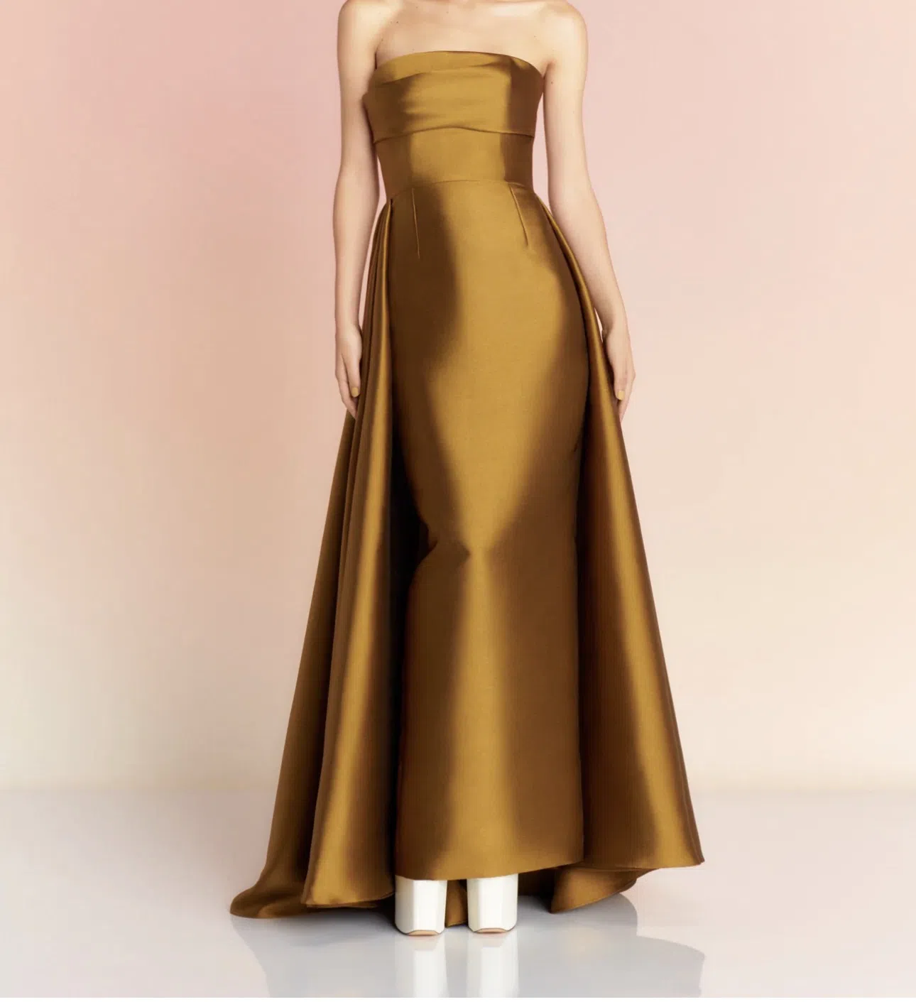 solace london gold dress The Rina Maxi Dress in Gold