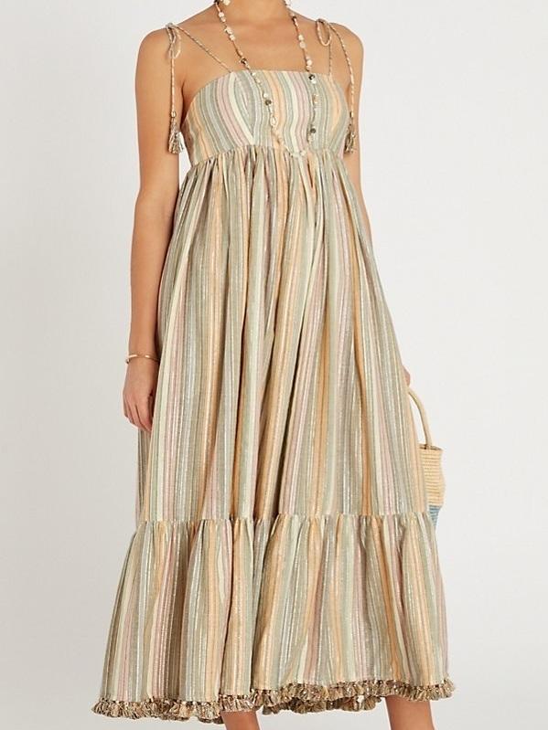 zimmermann rainbow dress