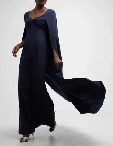 Acler Patterson Maxi Dress Navy Size 8 | The Volte