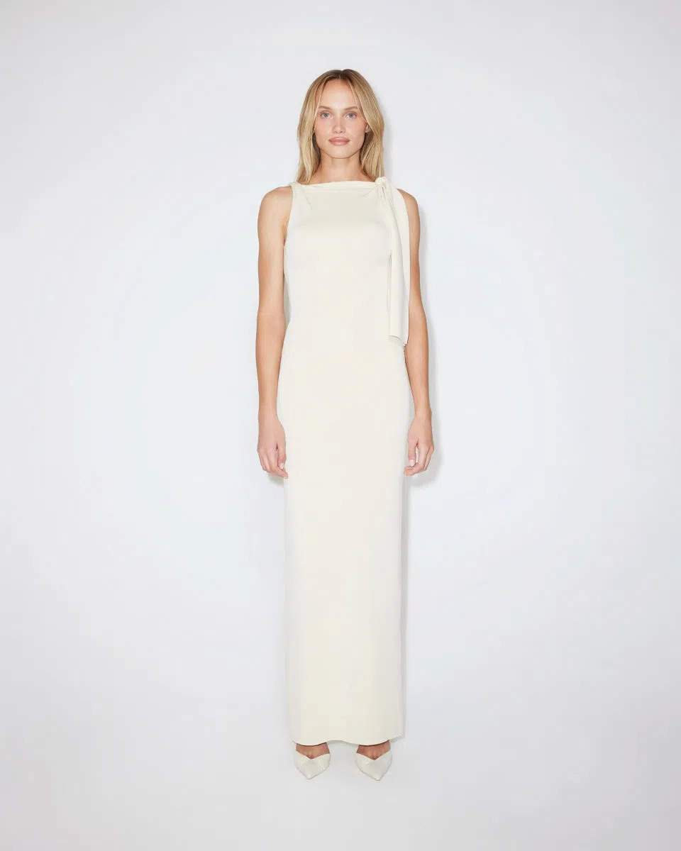 chinese dress ladies Khy Sueded Maxi – Boutique Brags main image 0