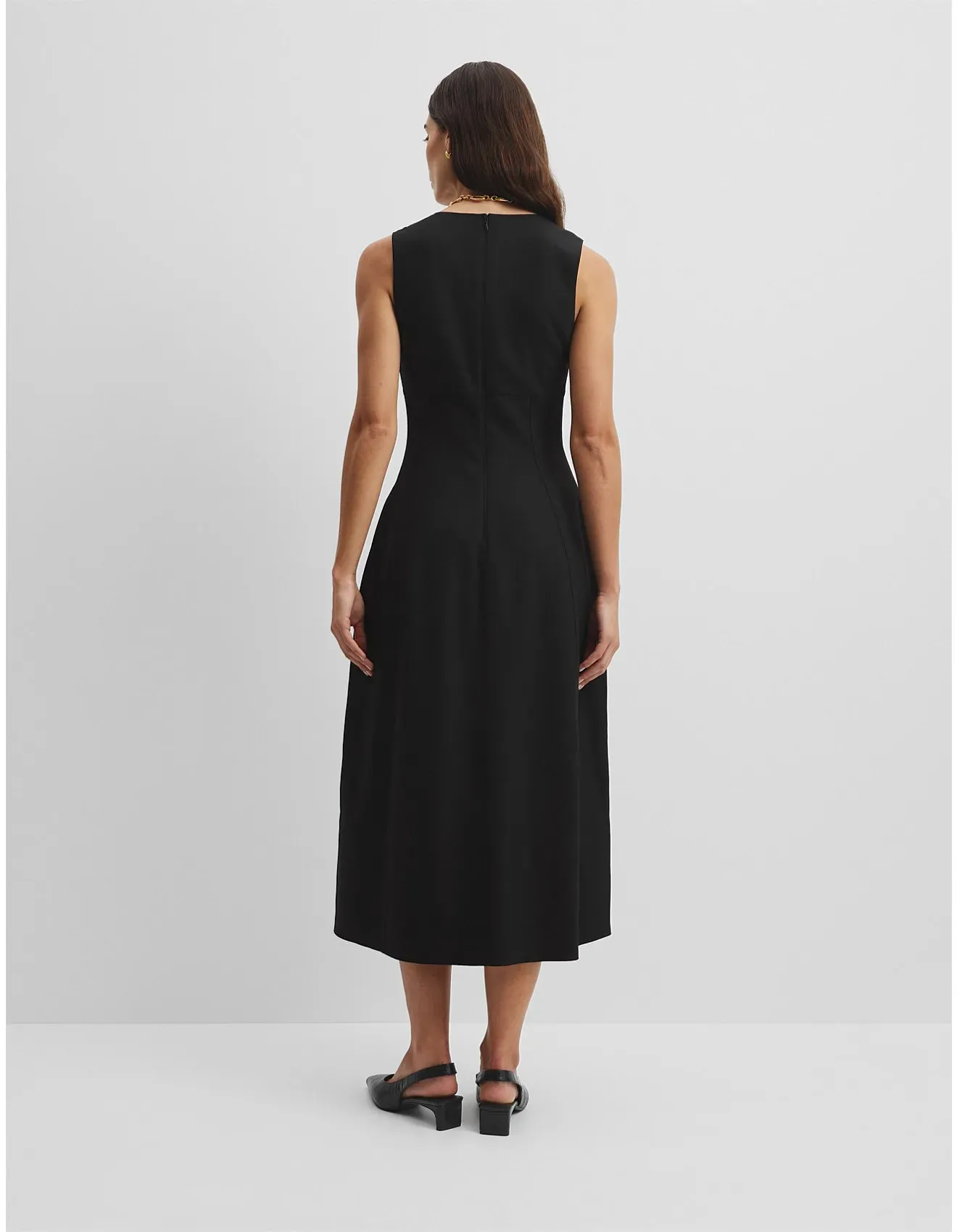 country road corset dress Country Road Corset Detail Dress Black Size 10