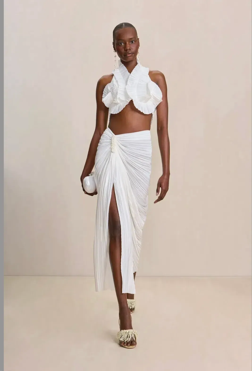 Cult Gaia Adilia Top and Sonoma Skirt Set White Size 8 | The Volte