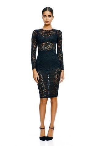 MISHA Camilla Lace Dress black size 8 | The Volte