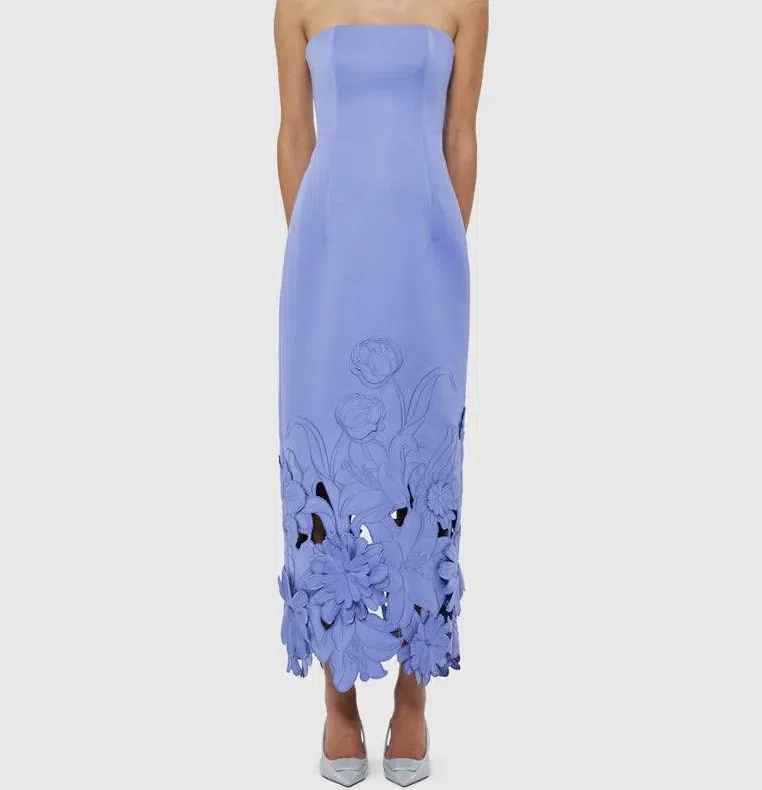 chinese dress ladies Leo Lin Rayna Embellished Bustier Maxi Dress main image 0