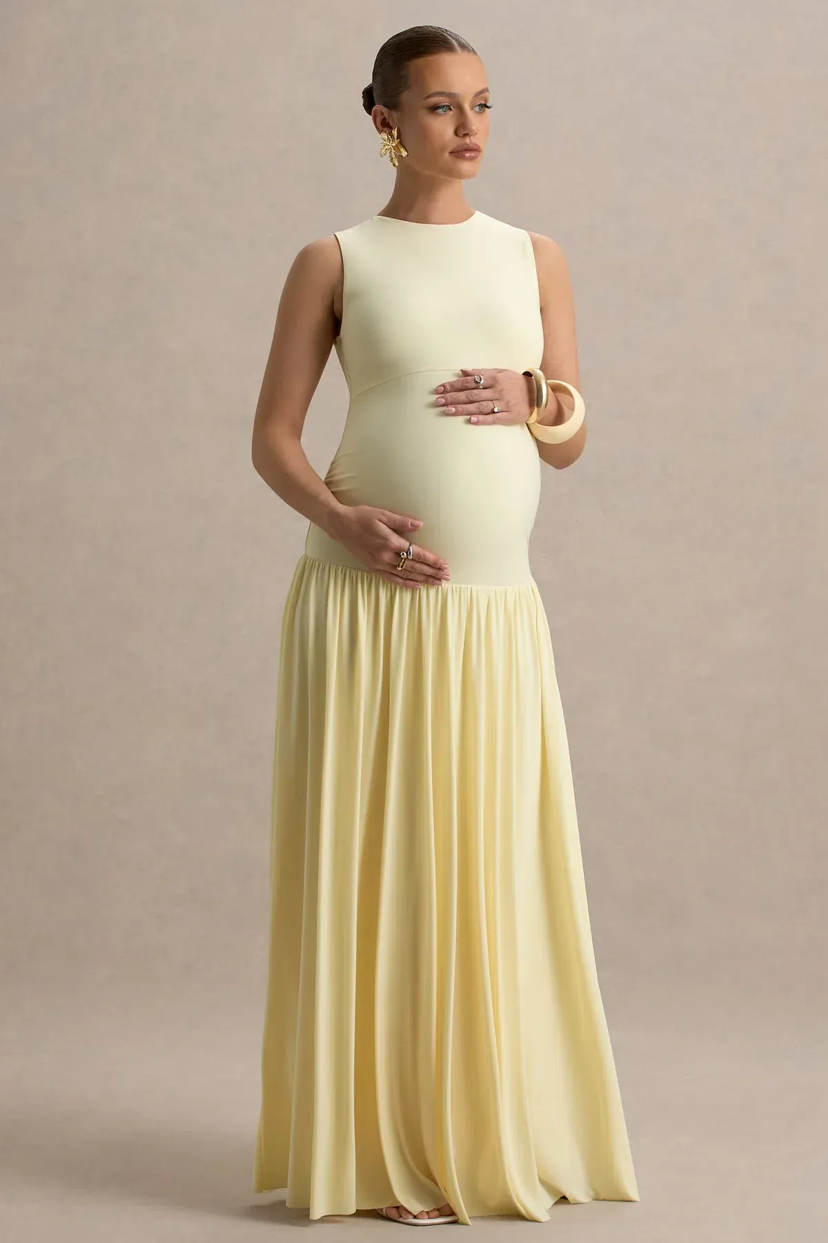 club london yellow dress Lucie | Ombre Satin Cowl-Neck Maxi Fit Model is 5’7 and wears UK size 8 / US size 4 Product Information Designed exclusively by Club L London Lined / some stretch Premium scuba crepe in Lemon (91% Polyester Club L London