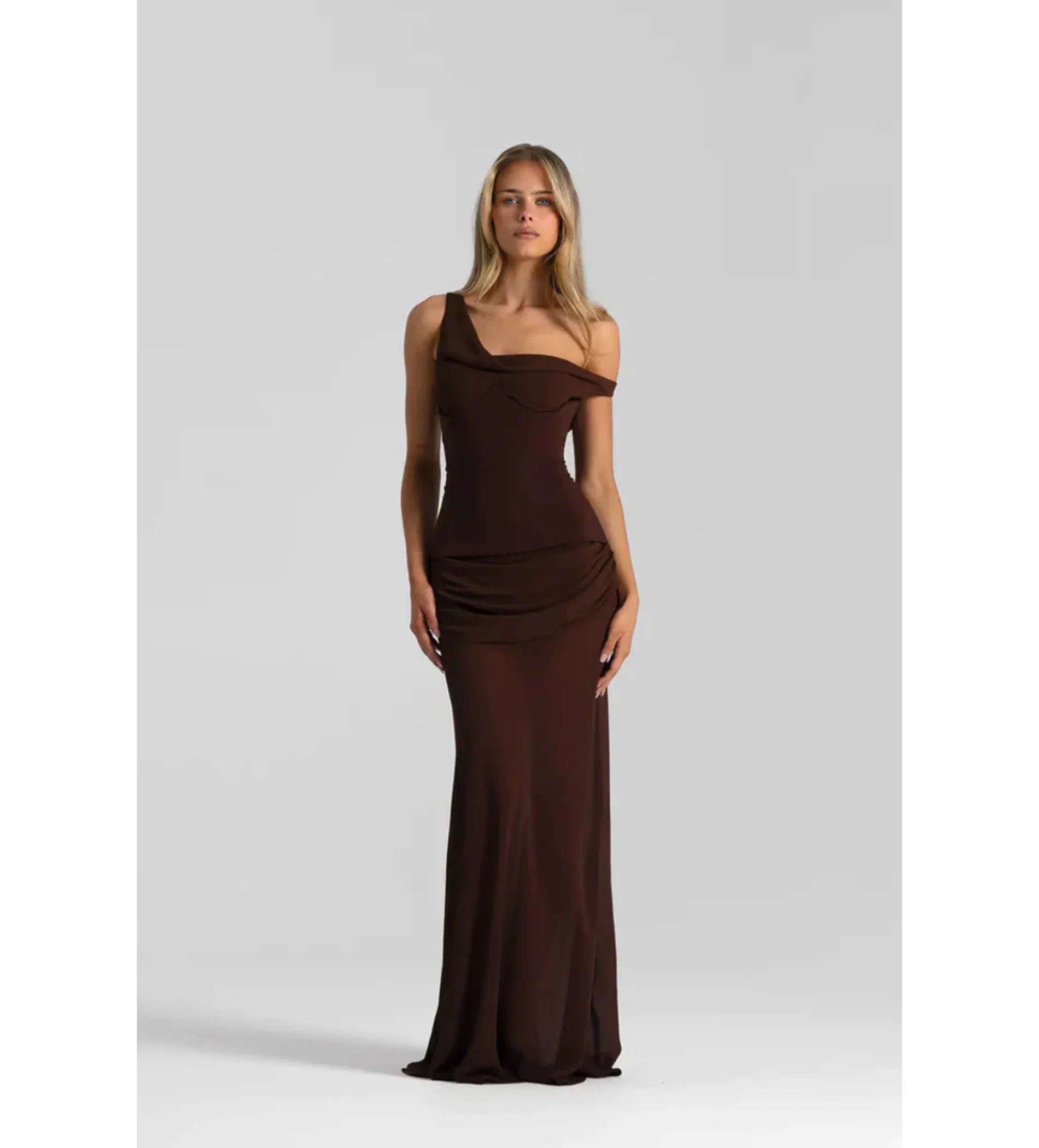 Manning Cartell Highly Strung Knit Halter Dress Brown Size 10 | The Volte