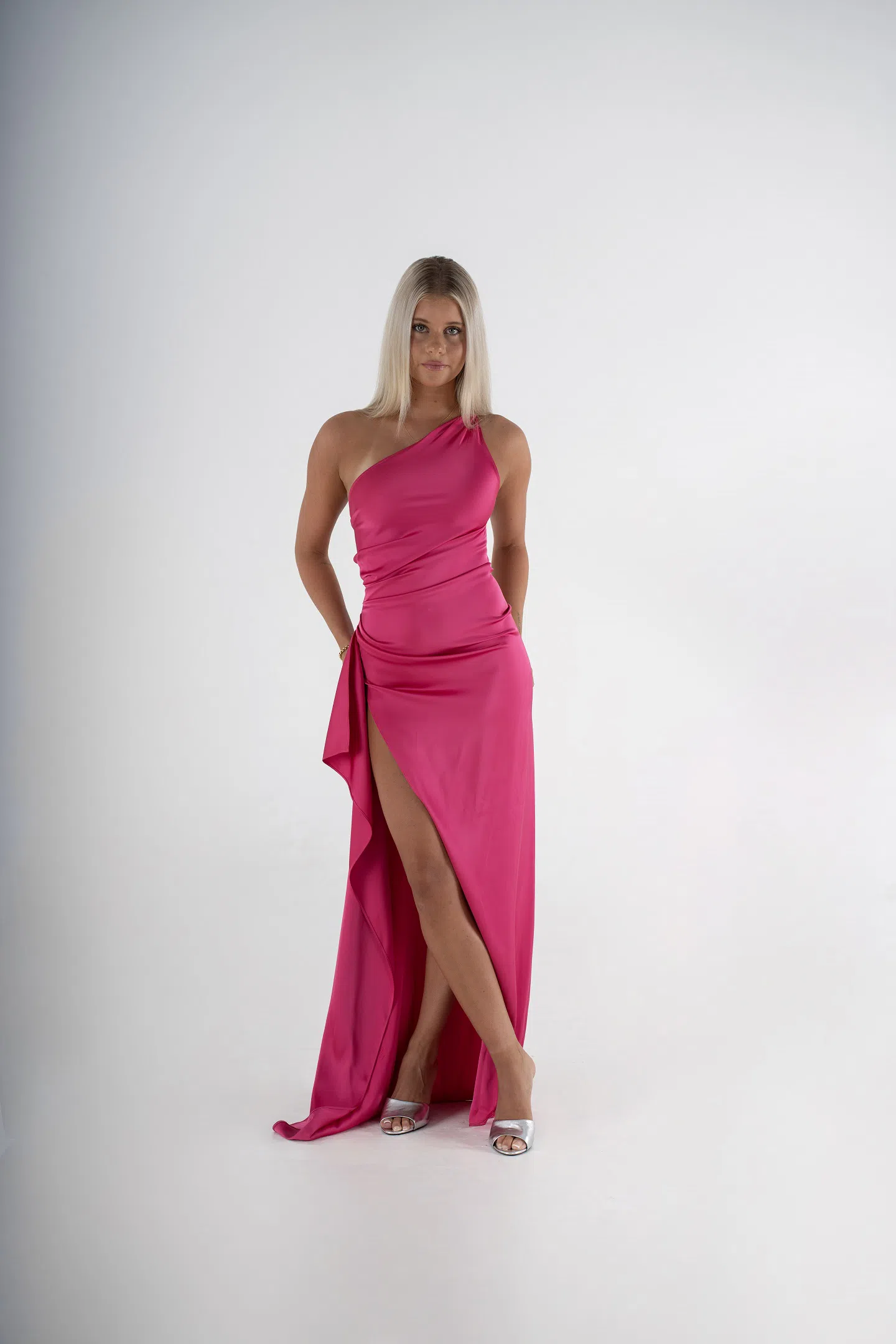 knee length dresses for ladies NBD Janhvi Maxi Dress - Pink - Passion For Fashion main image 1