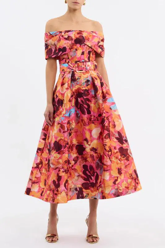 Zimmermann Laurel Frill Midi Dress Floral Size 0 / Au 8 | The Volte Zimmermann Laurel Frill Midi Dress Floral Size 0 / Au 8 | The Volte