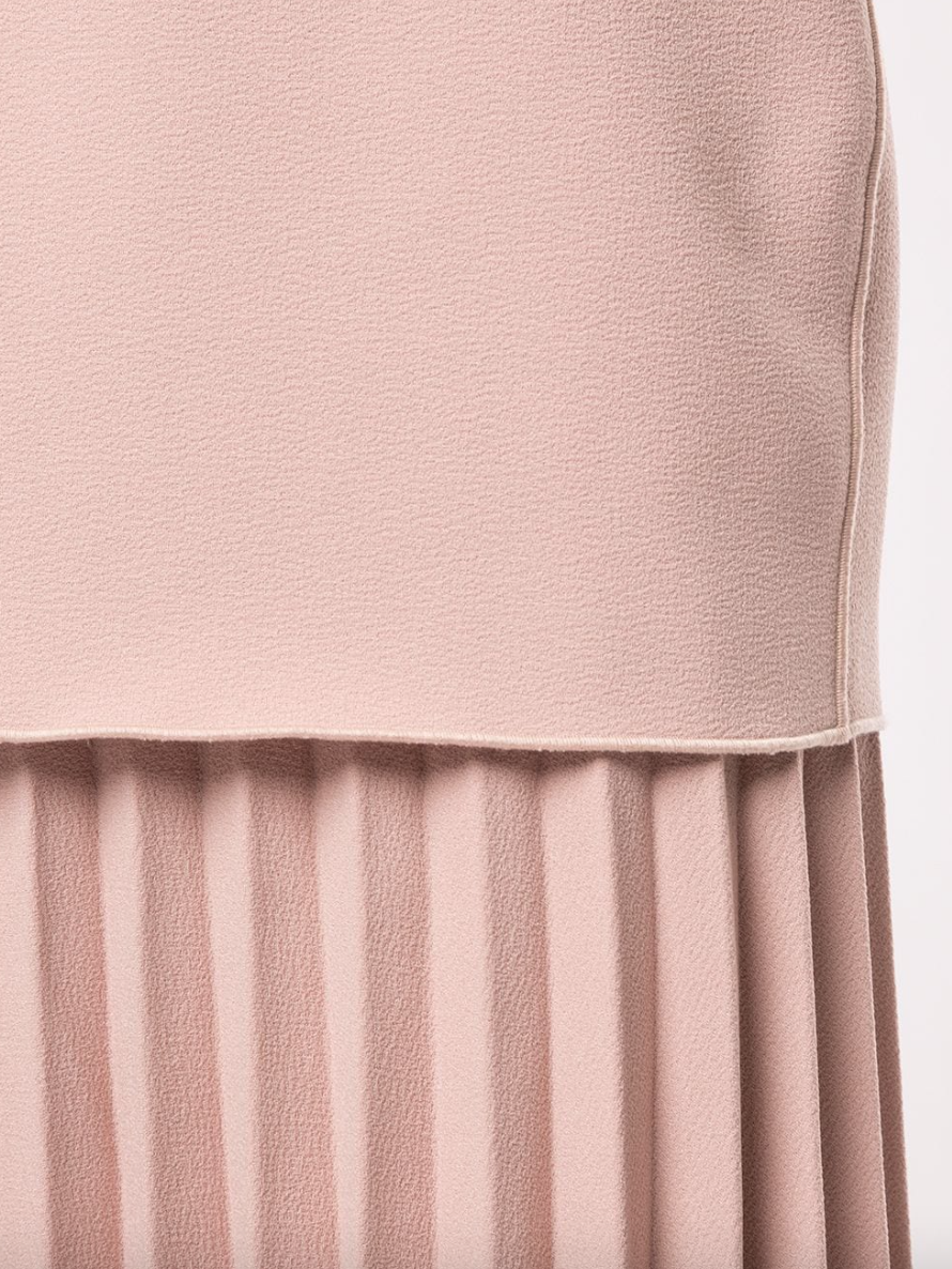 knee length dresses for ladies Milly Women's Haddy Pleated Minidress - Pink