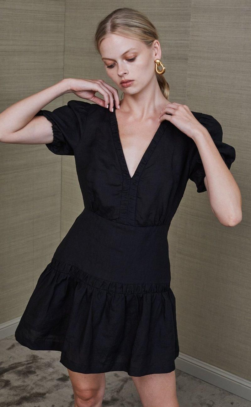 Bec + Bridge Hattie mini dress black size 6