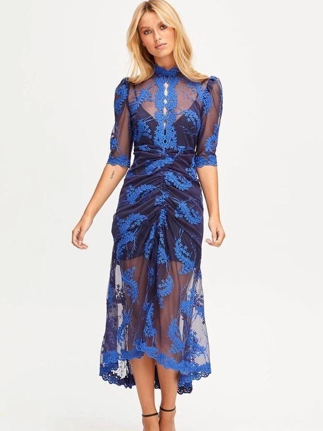 alice mccall blue floral dress
