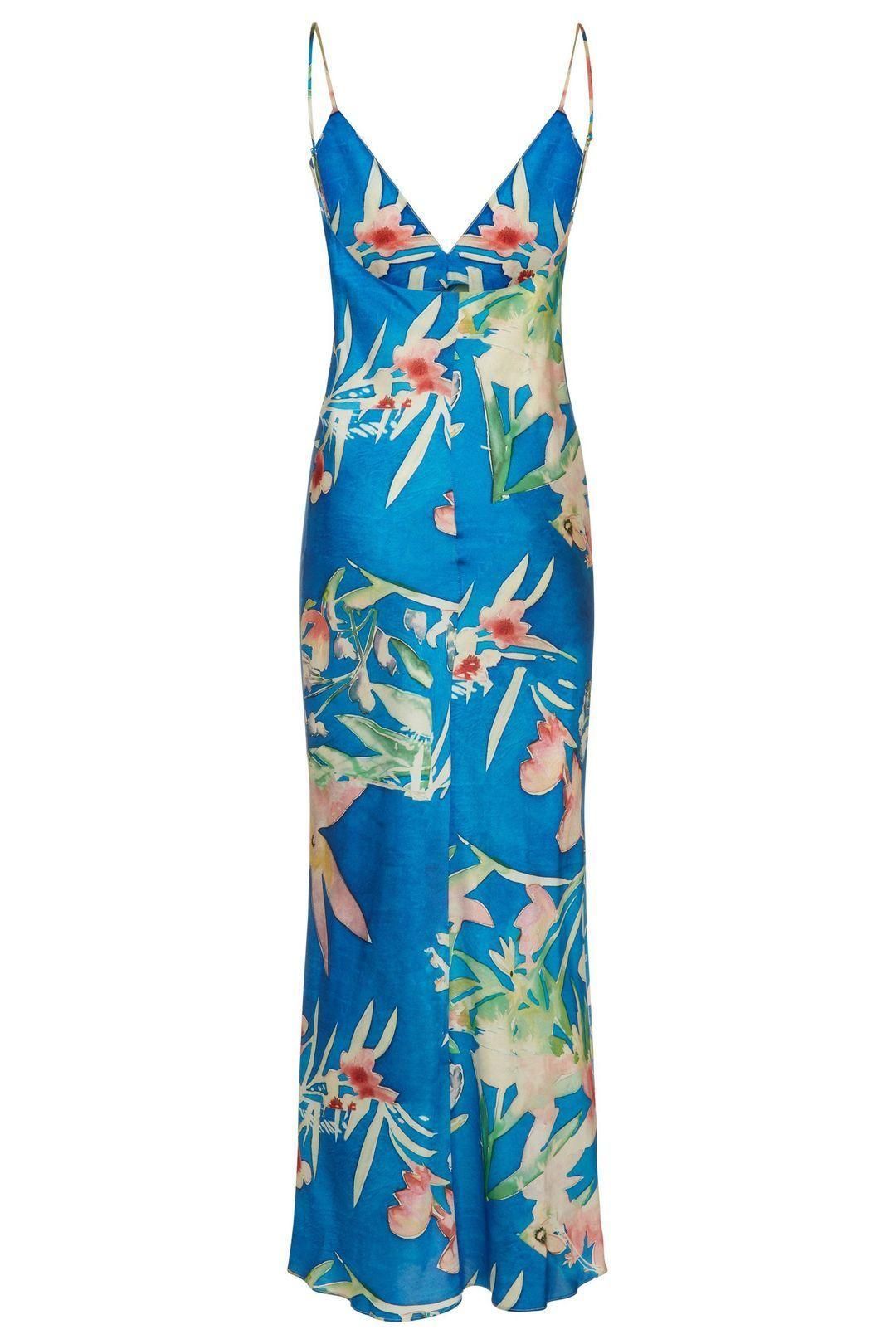 knee length dresses for ladies Wavy Maxi Dress in Le Soleil