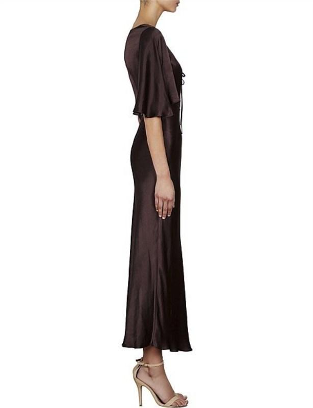 Shona Joy La Lune Backless Midi Dress Copper Size 8 | The Volte Shona Joy La Lune Backless Midi Dress Copper Size 8 | The Volte