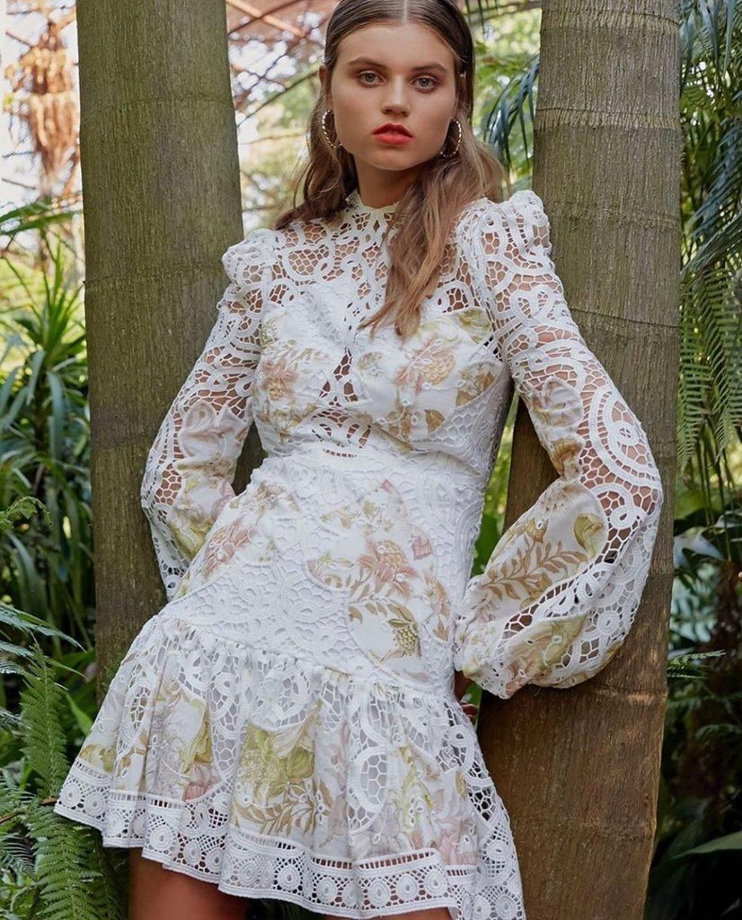 thurley babylon lace dress Thurley - Babylon Pencil Lace Dress