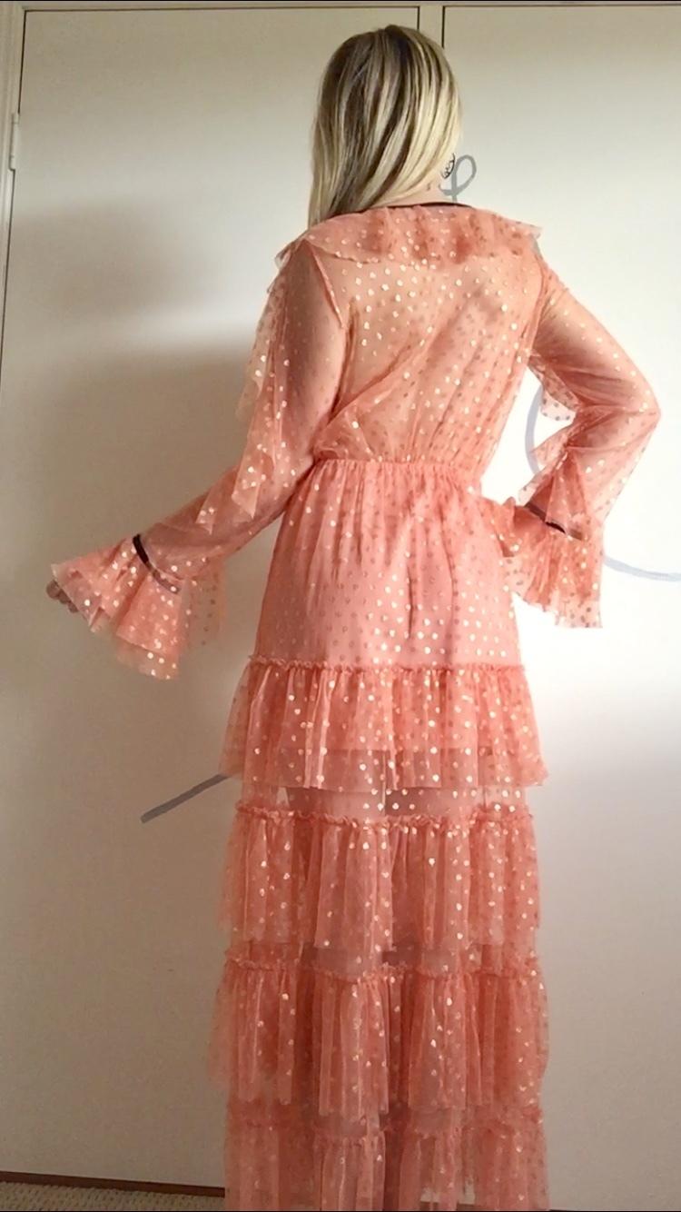 Alice McCall Flamenco Maxi Dress Rose Size 8 | The Volte