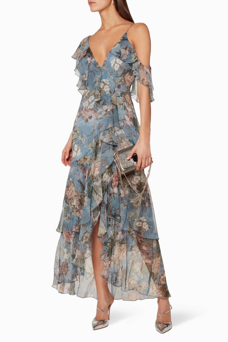 Nicholas Arielle floral wrap dress size 12